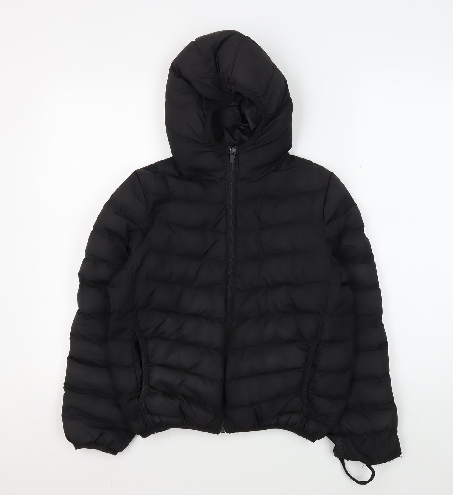 Ruby Tuesday Girls Black Puffer Jacket 9/10 Years