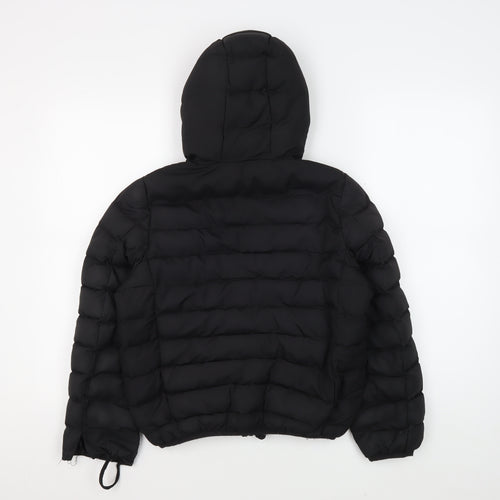 Ruby Tuesday Girls Black Puffer Jacket 9/10 Years