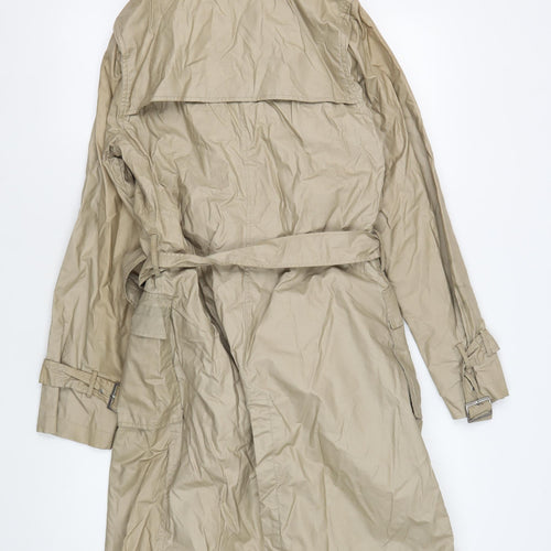 Solar Women's Beige Cotton Trench Coat M