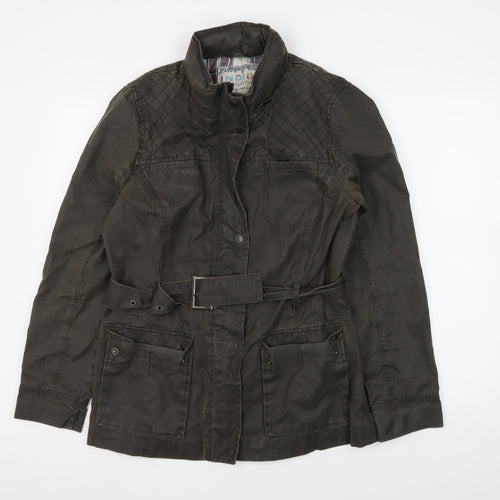 Marks and Spencer Women's Green Belted Jacket Size 12