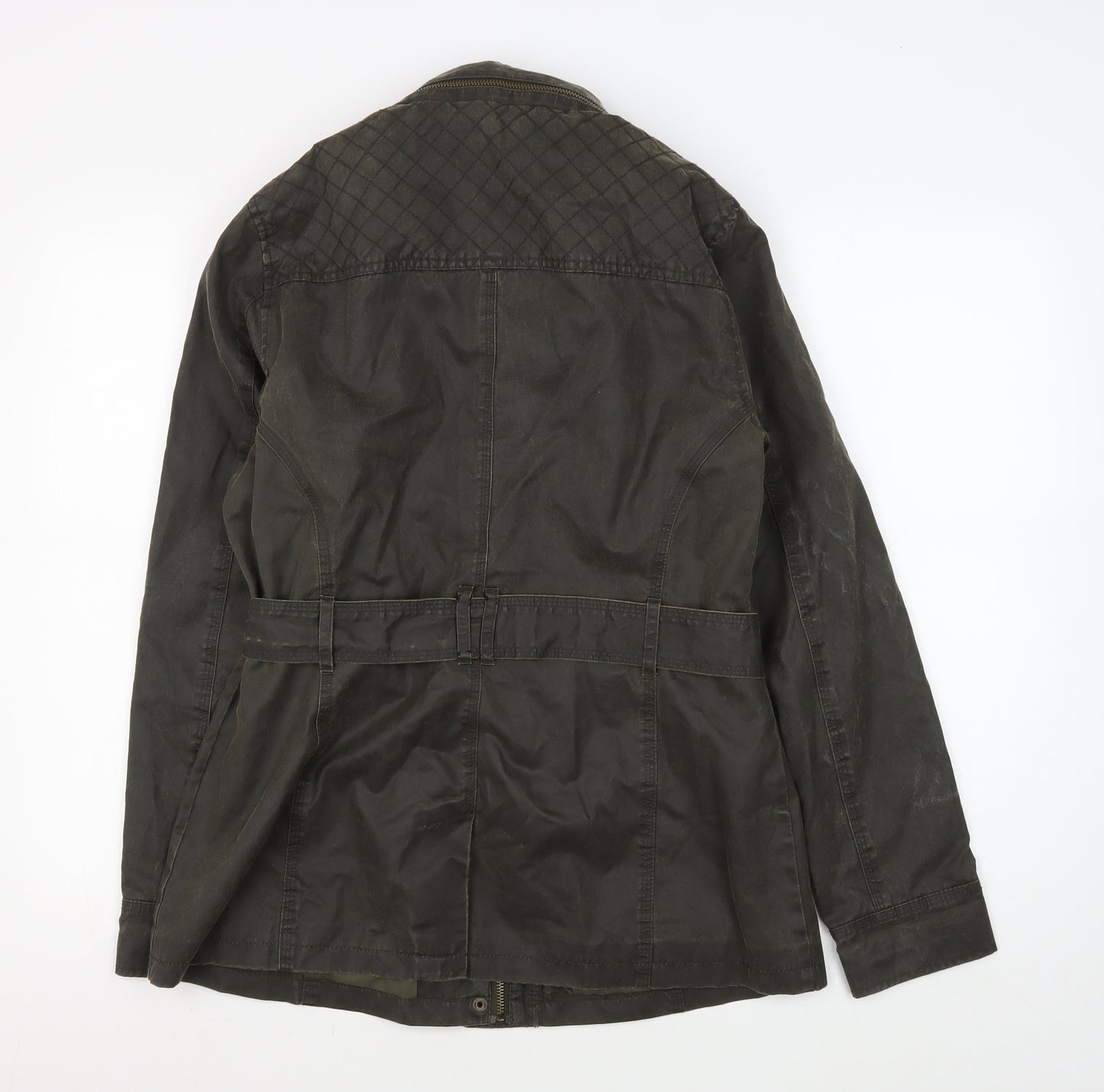 Marks and Spencer Women's Green Belted Jacket Size 12