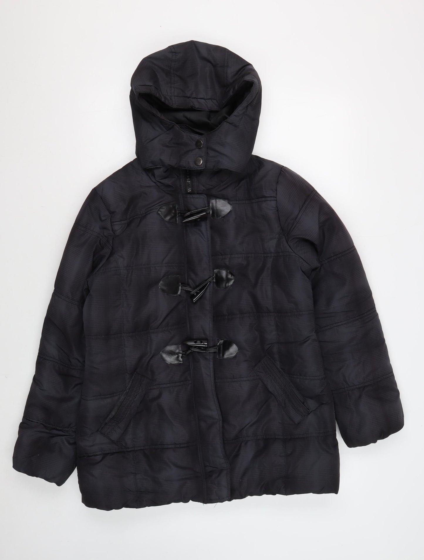 Brave Soul Women's Black Puffer Jacket L