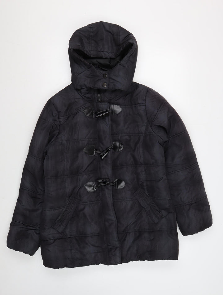 Brave Soul Women's Black Puffer Jacket L