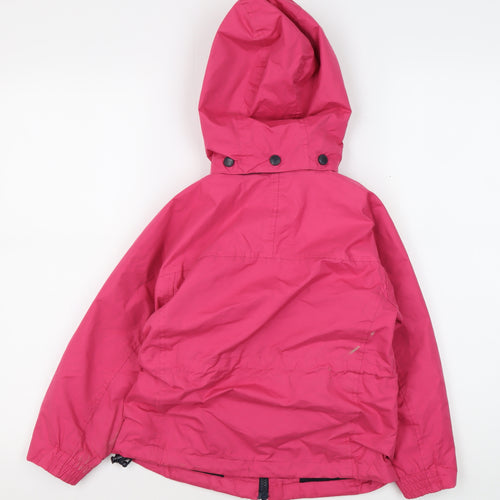 Trespass Girls Pink Parka Jacket, Size 5 Years, Waterproof