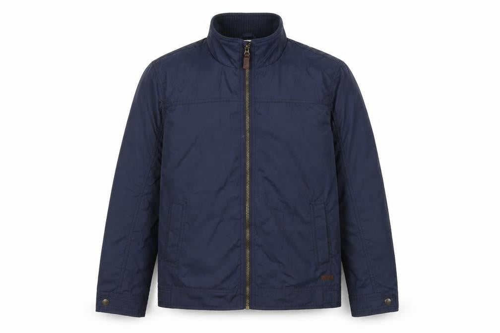 Front view of Jasper Conran girls’ blue basic jacket, size 15, years