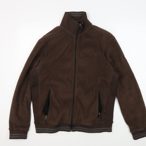 Aigle Men's Brown Polyester Full Zip Jacket L