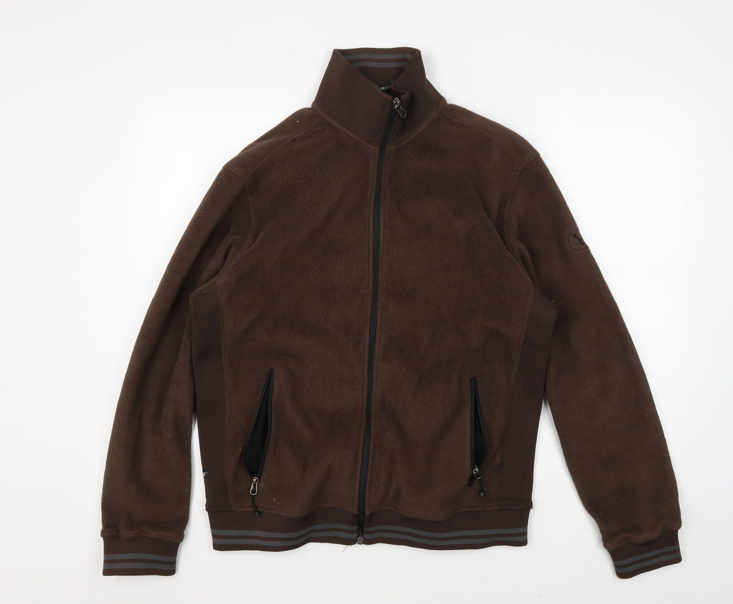 Aigle Men's Brown Polyester Full Zip Jacket L