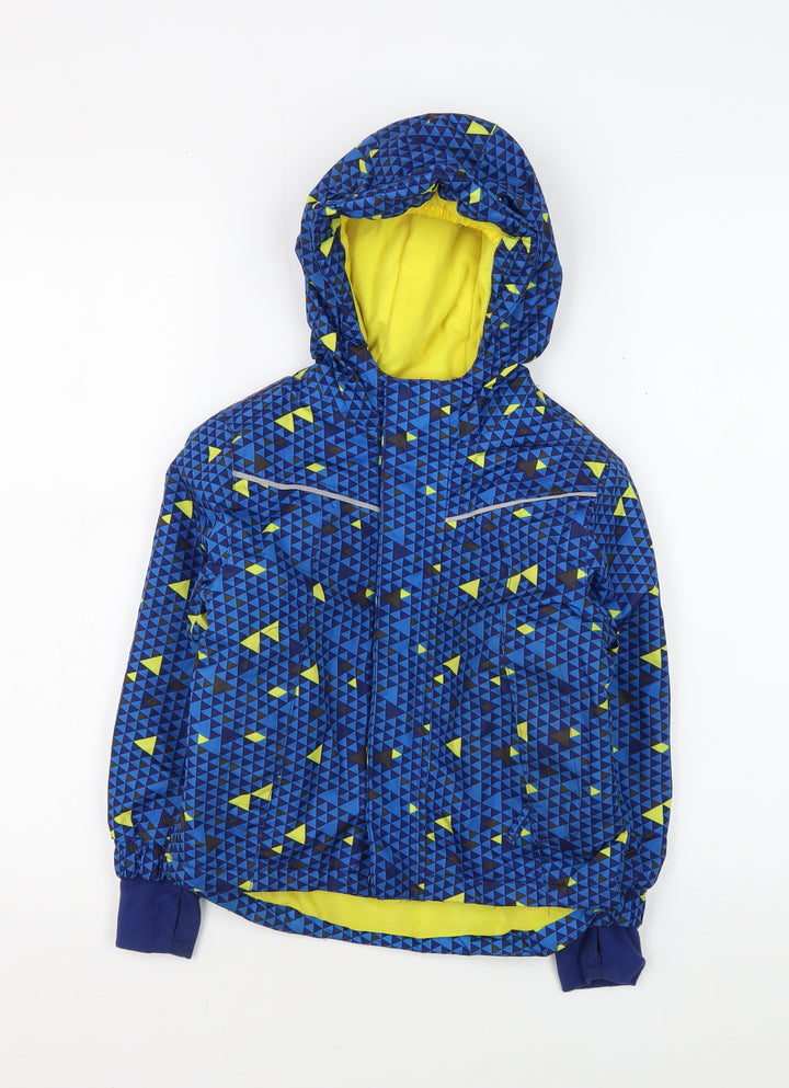 Lupilu Boys Blue Geometric Puffer Jacket 5-6 Years