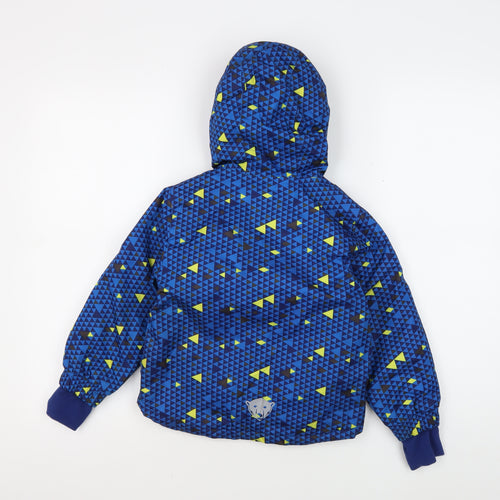 Lupilu Boys Blue Geometric Puffer Jacket 5-6 Years