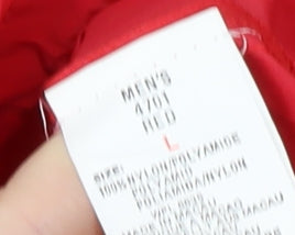 Woolrich Men's Red Basic Jacket L Stand-Up Collar