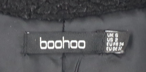 Boohoo Black Women's Jacket Size 6