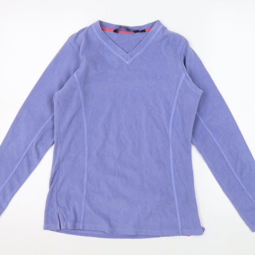 Peter Storm Women's Purple Fleece Sweatshirt Size 8