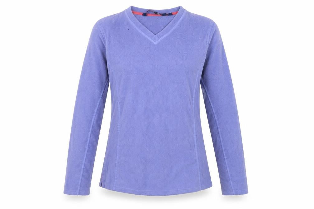 Front view of Peter Storm Women's Purple Fleece Sweatshirt, size 8