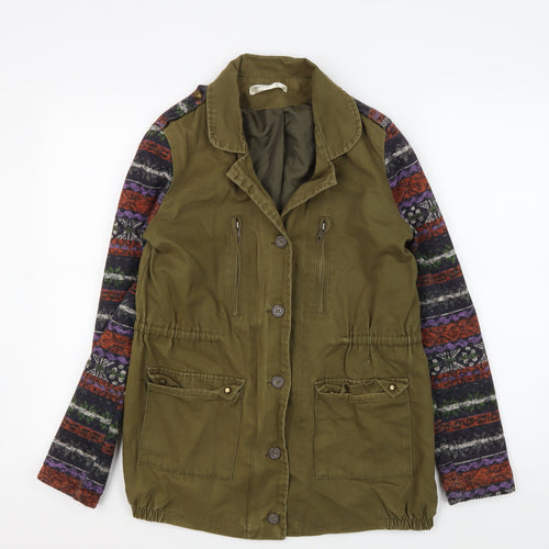 Vera & Lucy Women's Green Anorak Jacket - M, Fair Isle