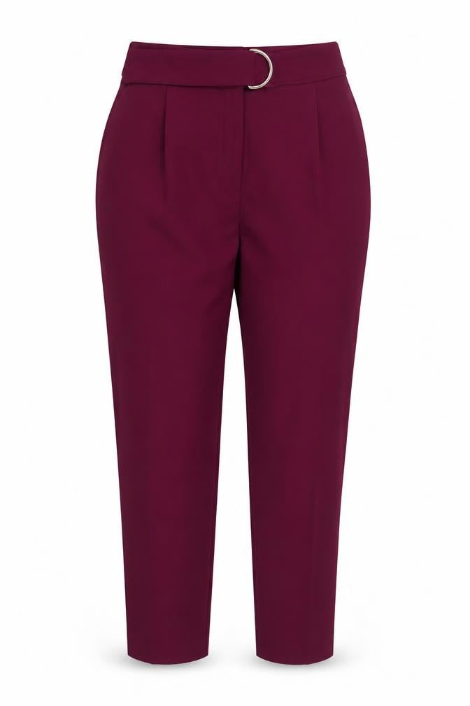 Front view of ASOS Women's Purple Trousers, size 14