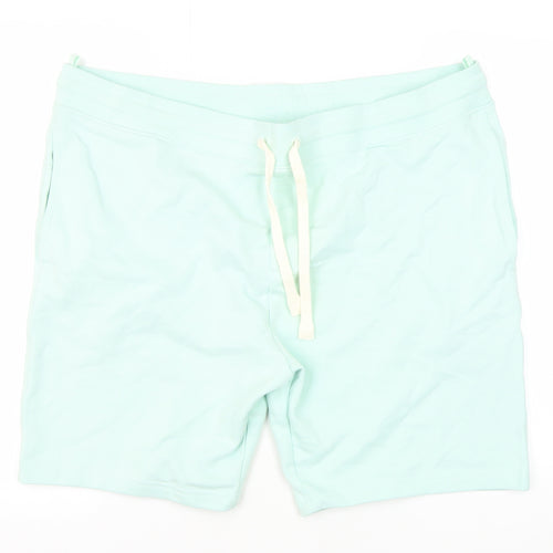 Marks and Spencer Green Sweat Shorts, 2XL, Unisex Adults