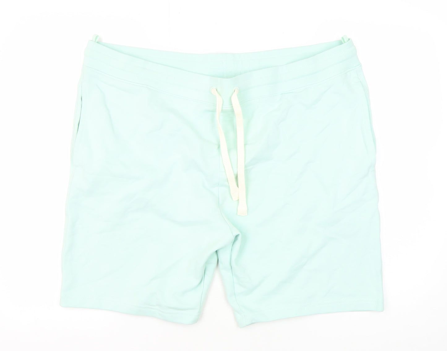 Marks and Spencer Green Sweat Shorts, 2XL, Unisex Adults