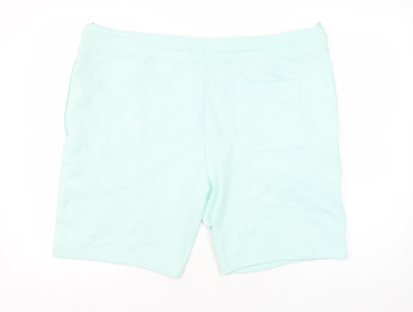 Marks and Spencer Green Sweat Shorts, 2XL, Unisex Adults