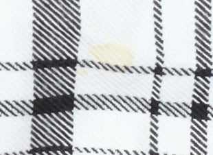 Stradivarius Women's White Plaid Skinny Trousers S