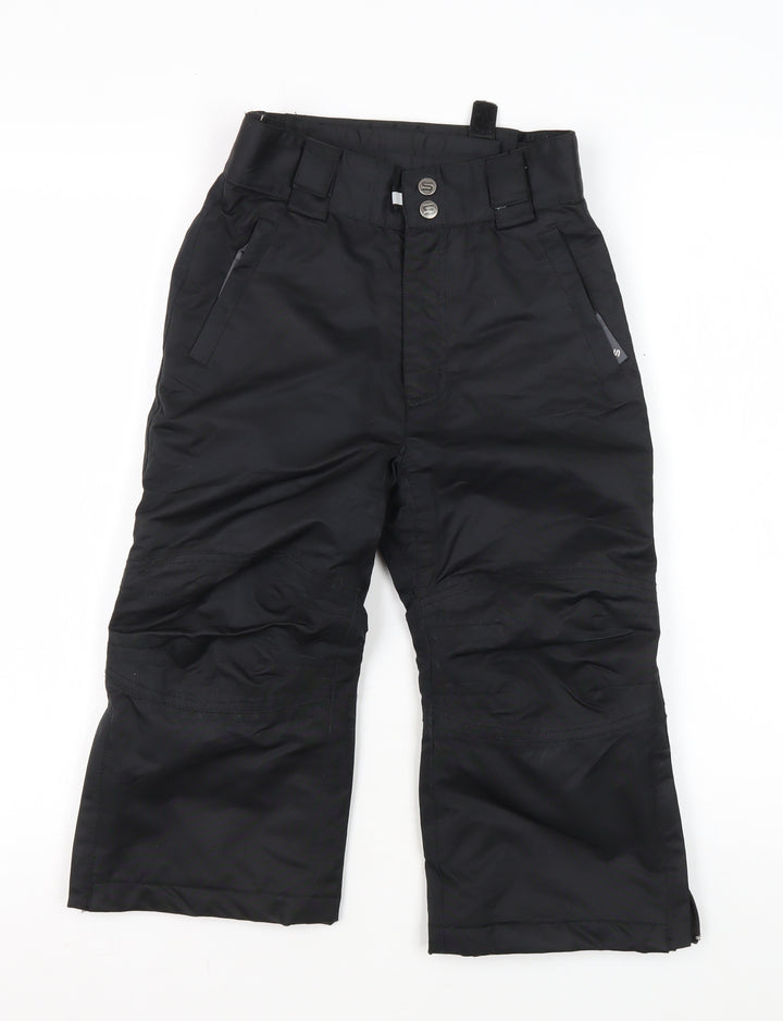Surfanic Girls Black Snow Pants 2-3 Years Skiing Trousers