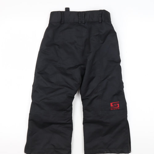 Surfanic Girls Black Snow Pants 2-3 Years Skiing Trousers