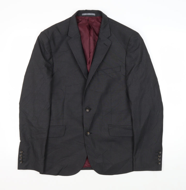 Marks and Spencer Men's Grey Blazer, 38 Short Length