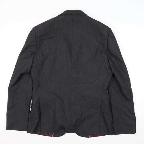 Marks and Spencer Men's Grey Blazer, 38 Short Length