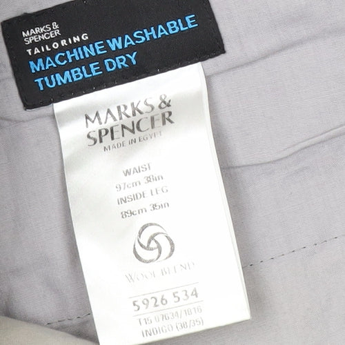 Marks and Spencer Men's Black Dress Pants 38R