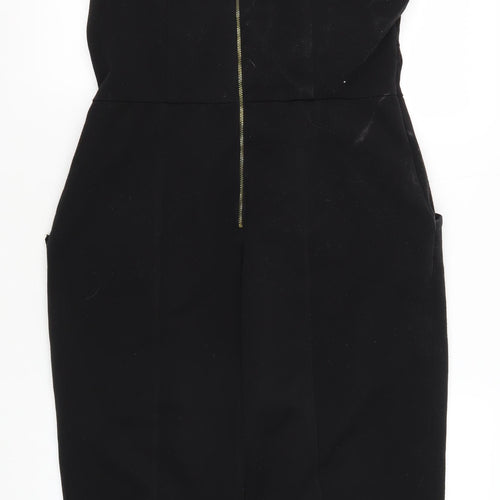 ASOS Tall Women's Black Midi Sheath Dress 16