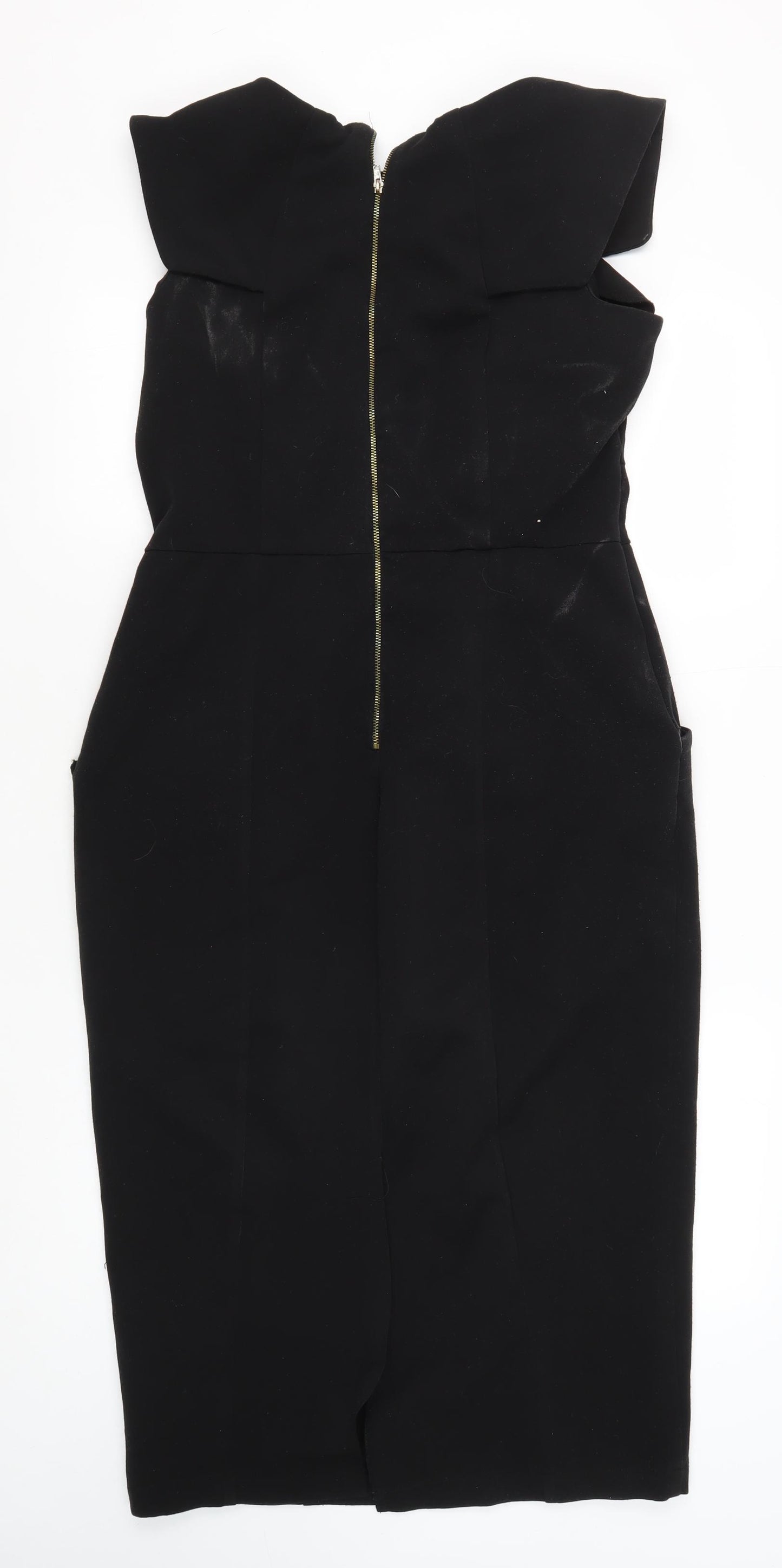 ASOS Tall Women's Black Midi Sheath Dress 16