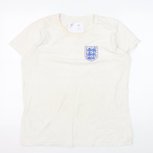 The FA Women's White T-Shirt Size 14