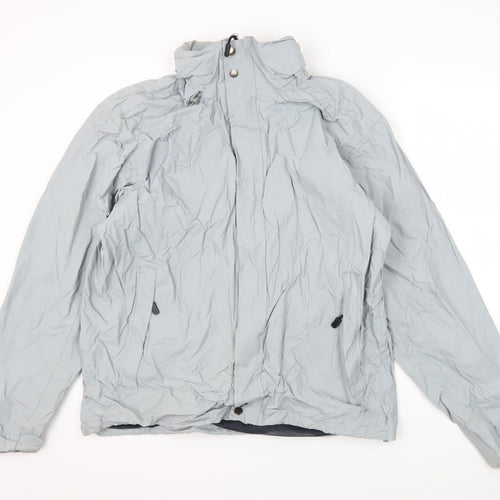 Cotton Traders Men's XL Grey Full Zip Jacket