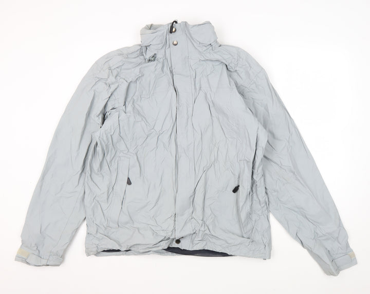 Cotton Traders Men's XL Grey Full Zip Jacket