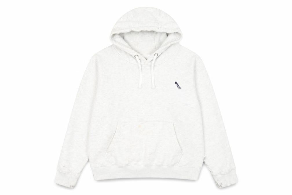 Front view of SoulCal White Pullover Hoodie, size UK 20, Women’s