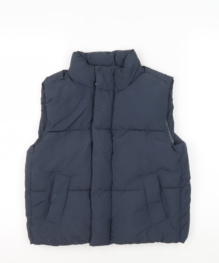 Zara Girls Blue Puffer Jacket 8-9 Years