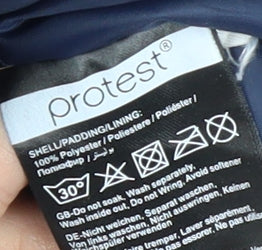 Protest Men’s Blue Waterproof Ski Jacket L