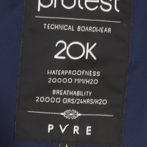 Protest Men’s Blue Waterproof Ski Jacket L