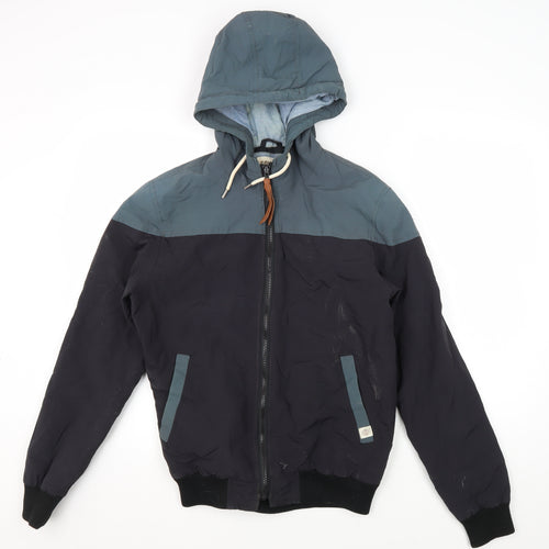 SoulCal Men's Black Hooded Jacket Size S