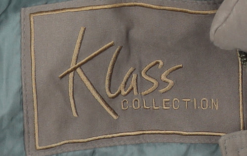 Klass Women’s Brown Parka Coat, Size M, Hooded & Pockets