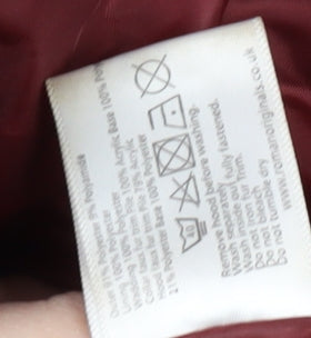 Roman Women's Red Puffer Jacket, Size 14, Hooded