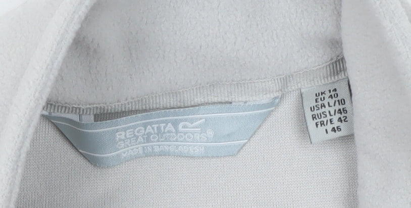 Regatta Ladies Grey Sleeveless Fleece Waistcoat Size 14