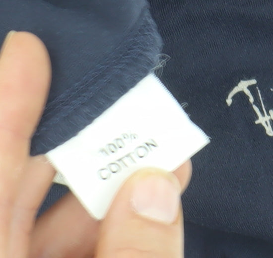 Paul's Boutique Women's Blue Anchor Tank Top, Size S