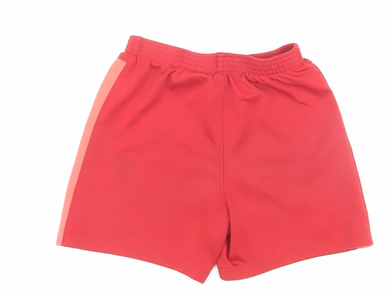 Nike Boys Red L Athletic Football Shorts