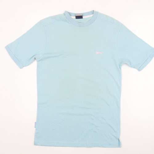Slazenger Men's Blue Crew Neck T-Shirt - Size S