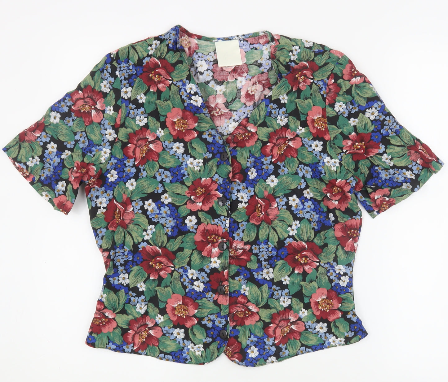 Littlewoods Women's Floral Blouse, Multicoloured, Viscose
