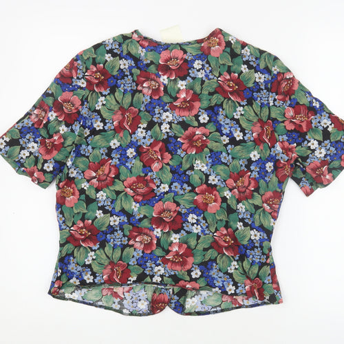 Littlewoods Women's Floral Blouse, Multicoloured, Viscose
