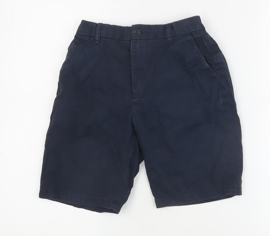 Next Boys Blue Chino Shorts, Age 10, Adjustable Waist
