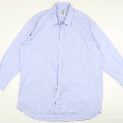 Cordings Men's Blue Dress Shirt, Long Sleeve