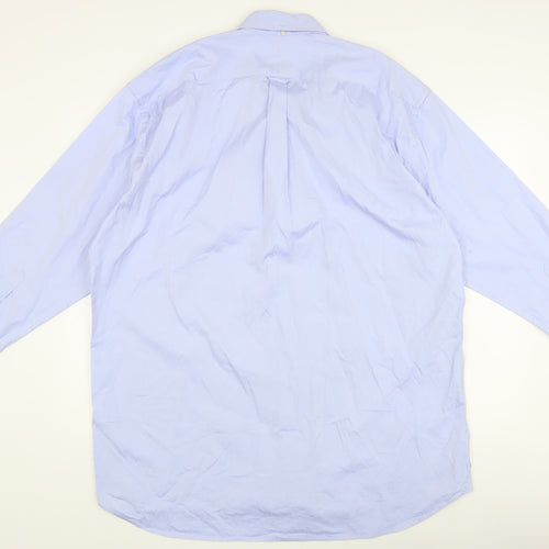 Cordings Men's Blue Dress Shirt, Long Sleeve