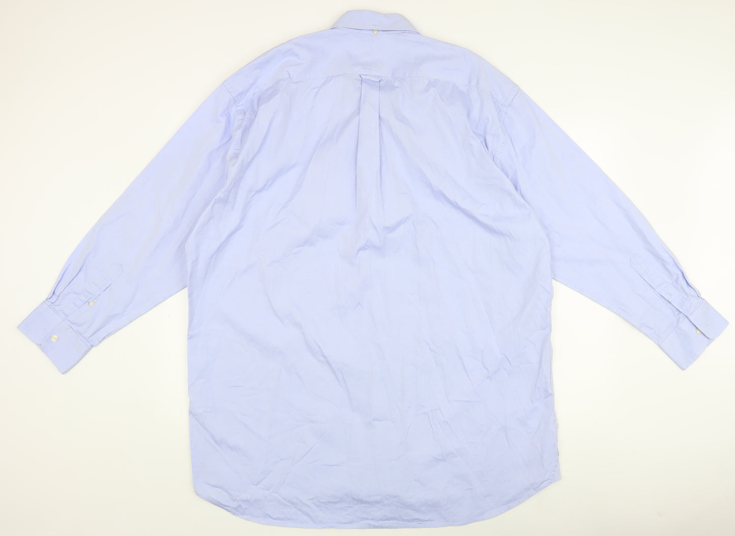 Cordings Men's Blue Dress Shirt, Long Sleeve